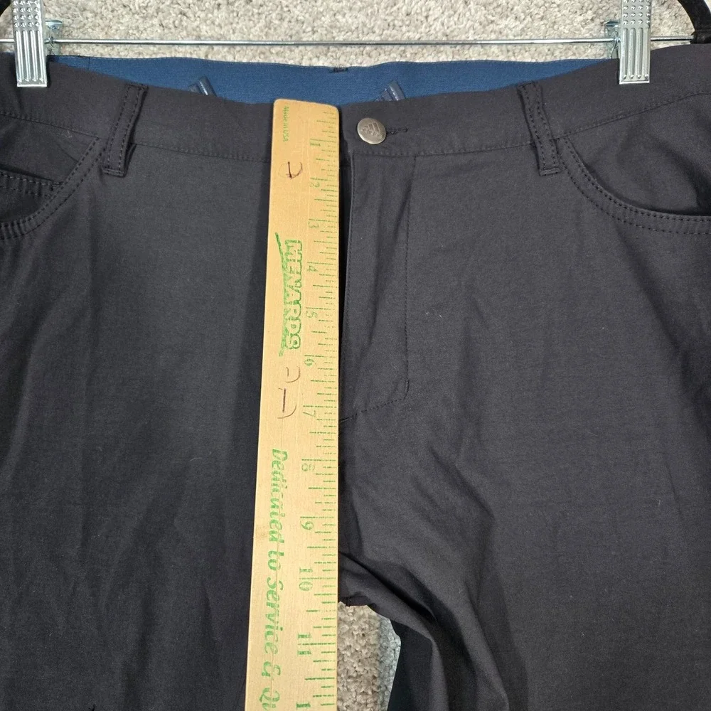 Adidas Go-To 5 Pocket Pants Mens 36x32 Black Tapered Golf lightweight stretch - Picture 6 of 10